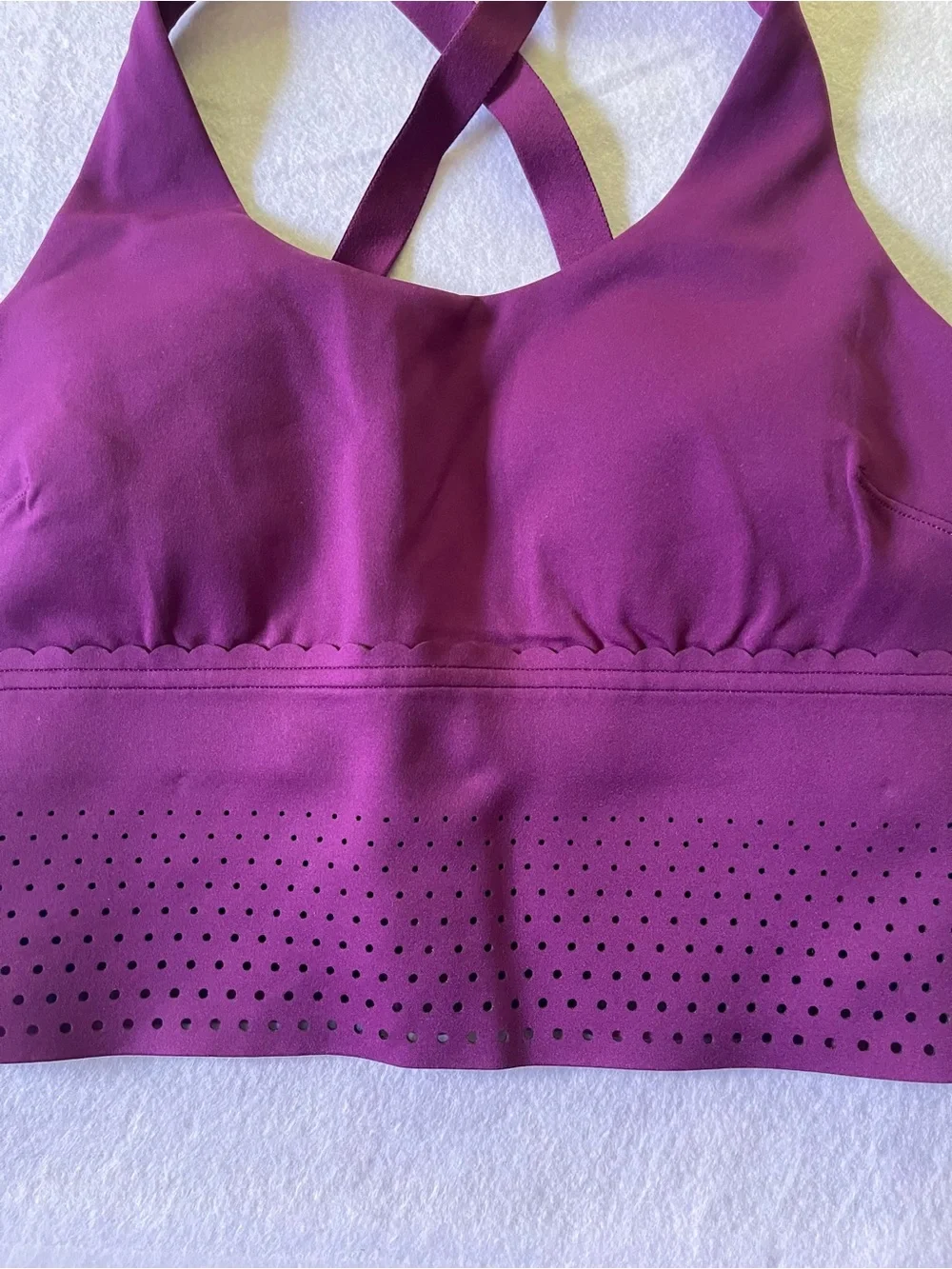 NWT’S Lululemon athletica Ventilated Tennis Tank— Plum
